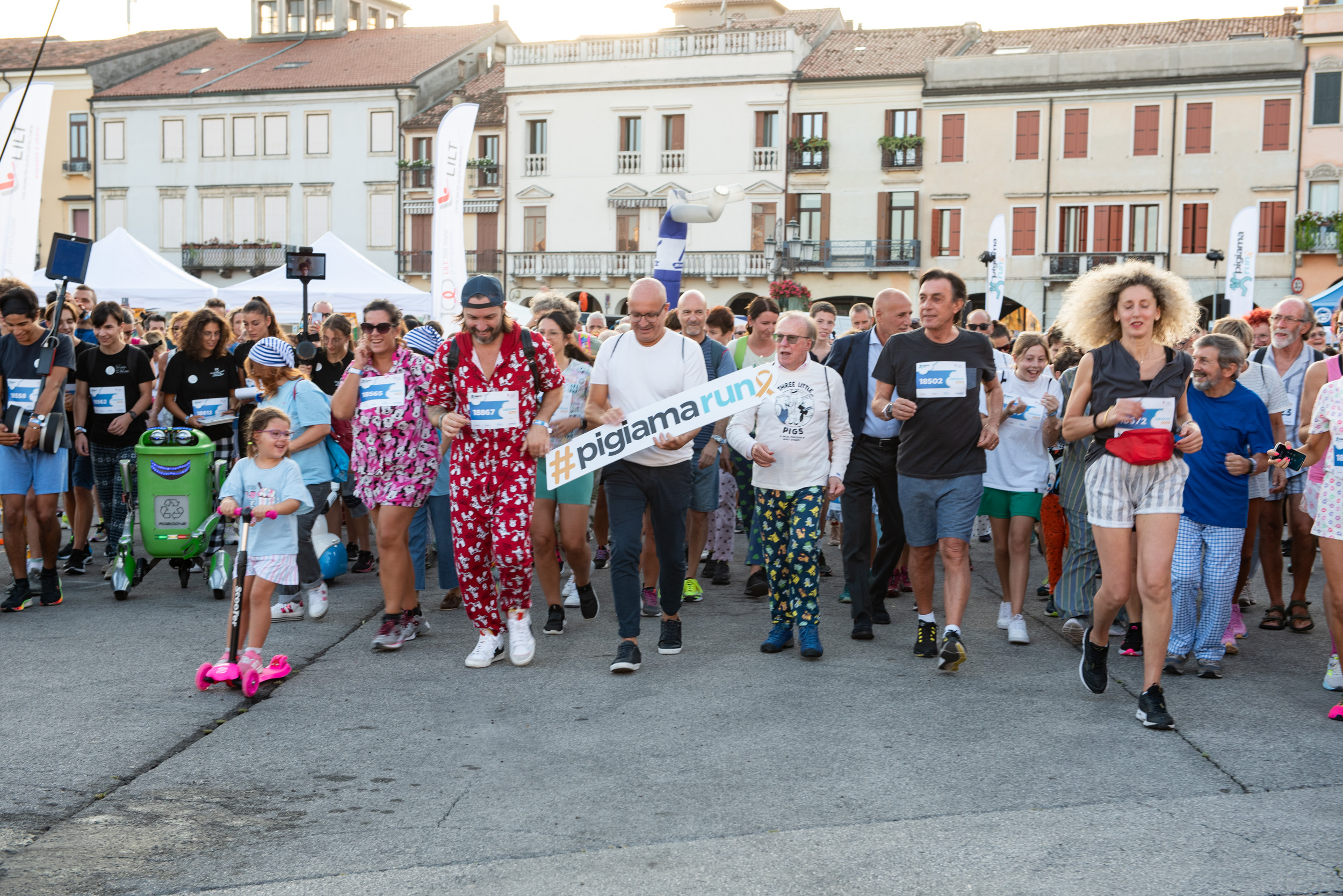 Foto partenza Pigiama Run 2023